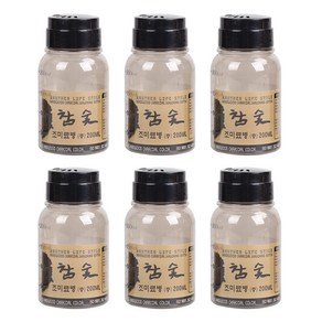 에이엘에스 참숯 조미료병 양념통, 200ml, 6개
