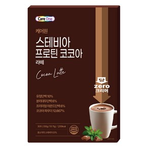 케어원 스테비아 프로틴 코코아 라떼 스틱, 11g, 1개, 30개입