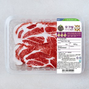 포크빌 농협 포도먹은 돼지 목심 구이용 (냉장), 1개, 300g