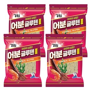 경원산업 아쿠아 경원 어분글루텐2 떡밥, 300g, 4개