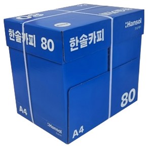 한솔카피 복사용지 80g, A4, 2500개