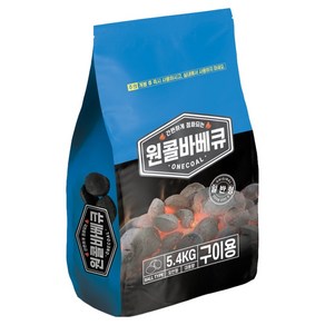 원콜 야자숯 캠핑 바베큐 차콜 일반형, 1개, 5.4kg