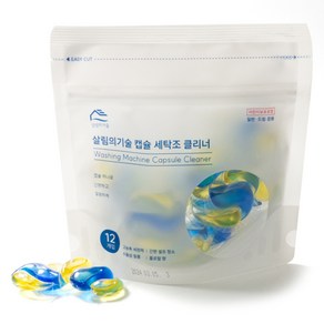 살림의기술 캡슐 세탁조 클리너 12p, 11g, 1개