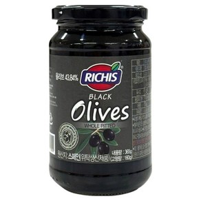 리치스 블랙올리브 병, 365g, 1개