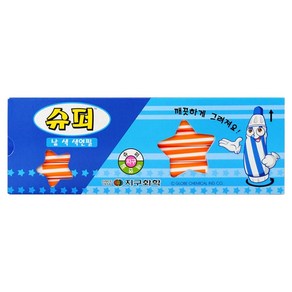 지구화학 슈퍼 색연필 낱색 주황 12p, 1색, 1개