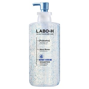 라보에이치 대용량 두피 쿨링 노세범 탈모 완화 기능성 샴푸, 610ml, 1개