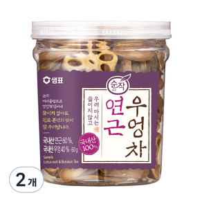 순작 연근 우엉차, 60g, 2개