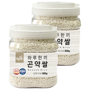 토종마을 하루한끼 곤약쌀, 900g, 2개