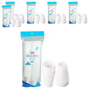 롯데이라이프 세모금 생수컵, 100개입, 6개