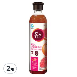 청정원 홍초 자몽, 900ml, 2개