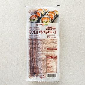 곰곰 김밥용 우엉과 백색단무지, 250g, 1개