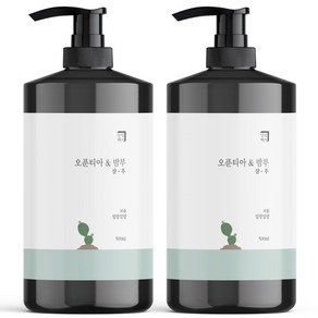 살림백서 오푼티아 앤 밤부 퍼퓸 샴푸 일랑일랑, 2개, 500ml