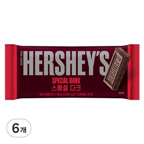 허쉬 스페셜 다크 초콜릿, 192g, 6개
