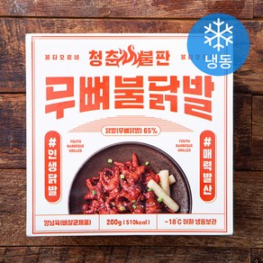 청춘불판 무뼈불닭발(냉동), 200g, 1개