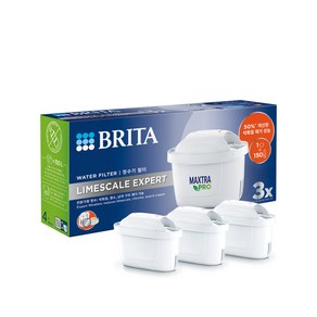 브리타 막스트라 프로 라임스케일 엑스퍼트 정수기 한국형필터 3p, 1세트, MAXTRA PRO FILTER-LIMESCALE EXPERT