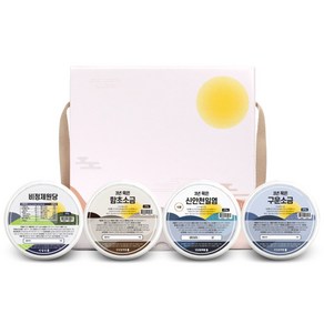 단심답례품 원당 250g + 함초소금 300g + 천일염 290g + 구운소금 300g 선물세트, 1세트