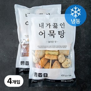 끼니엔 어묵탕 2~3인분 (냉동), 430g, 4개입