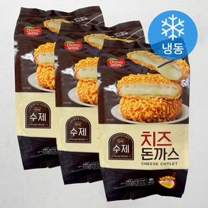 동원 수제 치즈 돈까스 (냉동), 480g, 3개