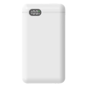 리큐엠 고속충전 보조배터리 20000mAh USB타입C, QP2000C1, 화이트