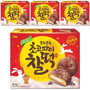 청우 찰떡초코파이 258g, 4개