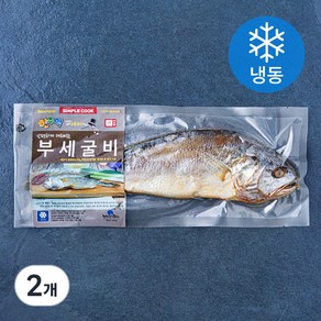 한주먹 간편하게 데워먹는 부세굴비 특대 (냉동), 200g, 2개