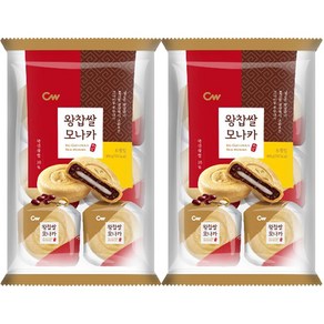 청우식품 왕찹쌀 모나카 8p, 240g, 2개