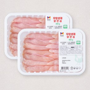 목우촌 무항생제 인증 닭안심 (냉장), 400g, 2팩