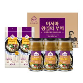 티아시아 쌀국수 소스 350g x 3p + 라이스 누들 3mm 250g x 2p 세트, 1세트