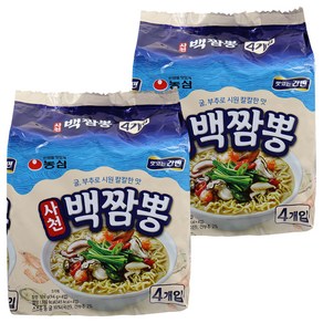 농심 사천백짬뽕 94g, 8개