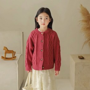 꼰띠키즈 여아용 러브썸 가디건