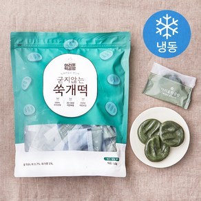 아리울떡공방 굳지않는 쑥개떡 (냉동), 1팩, 1.2kg