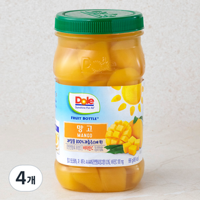 Dole 후룻바틀 망고, 666g, 4개