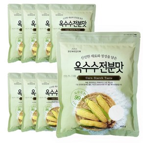 성진 옥수수 전분맛, 400g, 8개