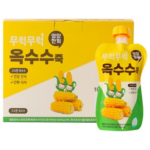 이유케어스 무럭무럭 키즈죽 100g, 옥수수, 7개