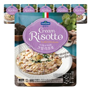 폰타나 트러플 머쉬룸 크림 리조또, 250g, 6개