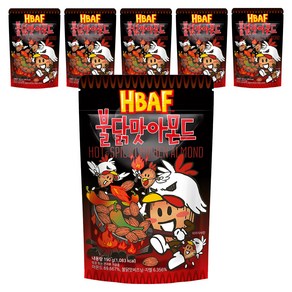 HBAF 불닭맛 아몬드, 190g, 6개