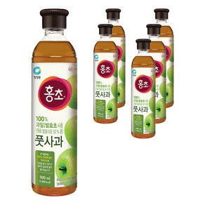 홍초 풋사과 음용식초, 900ml, 6개