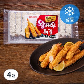 천일식품 왕새우튀김 (냉동), 300g, 4개