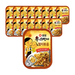 샘표 우리엄마 멸치볶음, 50g, 16개