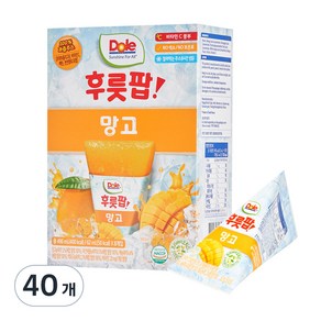 돌 망고 팝 주스, 62ml, 40개