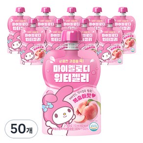 아텍스 마이멜로디 워터젤리, 110ml, 50개, 복숭아맛