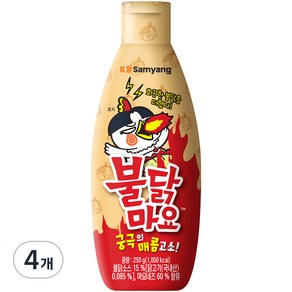 삼양 불닭마요 소스, 250g, 4개