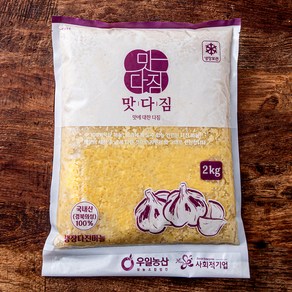 맛다짐 국내산 의성 다진마늘, 2kg, 1개