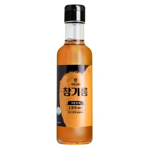 대현상회 저온압착 국산 참기름, 1개, 180ml