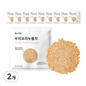 편식공장 우리보리 누룽지 10p, 200g, 2개