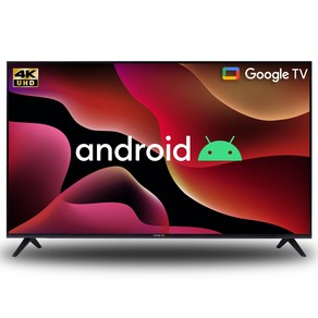 와이드뷰 구글 스마트TV 안드로이드 4K UHD, 127cm(50인치), GTWV50UHD-E1, 스탠드형, 고객직접설치