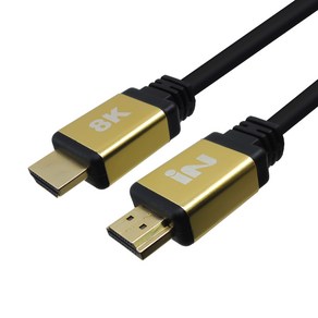 인네트워크 HDMI 2.1V 8K 골드메탈 케이블 IN-H21V02M, 1개, 2m