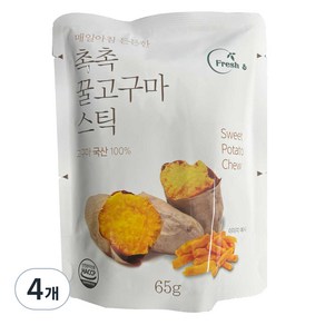 촉촉 꿀고구마 스틱, 65g, 4개