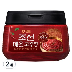 샘표 조선 매운 고추장, 2kg, 2개