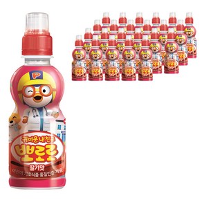 팔도 뽀로로 음료 페트 235ml, 24개